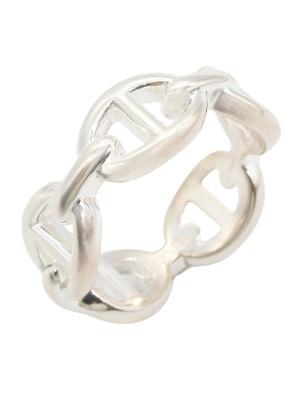 Hermes Ring Enchainee PM 925 Sterling Silver